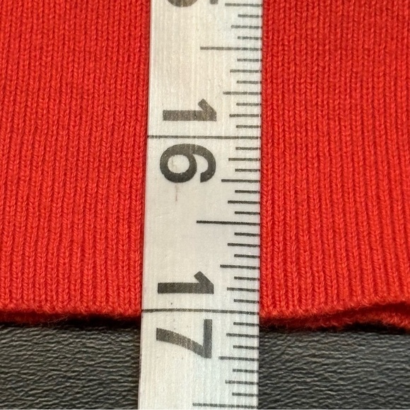 Ralph Lauren Vibrant Orange Button-Up Lightweight Cardigan size PL - Picture 10 of 10